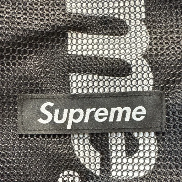 Supreme Black Mesh Backpack